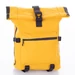 Sárga vízálló többzsebes laptoptartós hátizsák