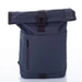 Sötétkék vízálló többzsebes laptoptartós hátizsák