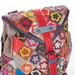 Patchwork mintás virágos Valódi bőr női hátizsák 