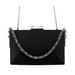 Láncos női alkalmi táska Fekete színben
