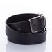 CezMar Valódi bőr férfi öv 125 cm fekete színben
