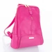 Valódi bőr női hátizsák pink színben