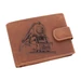 Valódi bőr férfi pénztárca díszdobozban vonat mintával RFID rendszerrel