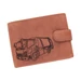 Valódi bőr férfi pénztárca kukásautó mintával RFID rendszerrel