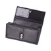 Valódi bőr brifkó pincér Pénztárca RFID védelemmel duplacsatos