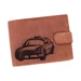 Valódi bőr férfi pénztárca taxis mintával RFID rendszerrel