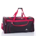 Tágas utazótáska méret fekete-piros színben