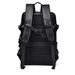Fekete vízálló többzsebes laptoptartós hátizsák