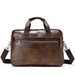 Valódi bőr üzleti táska Light Coffe színben