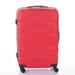 Travelway Bőrönd közép méret piros színben