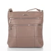 Silvia Rosa sokzsebes női oldaltáska taupe színben