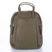 Sokzsebes vízálló női hátizsák khakizöld színben