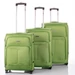 Travelway Prémium Bőrönd szett Pálmazöld színben