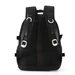 Városi, tágas hátizsák vízálló anyagból Fekete szíben