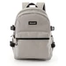 Városi, tágas hátizsák vízálló anyagból Szürke színben