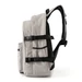 Városi, tágas hátizsák vízálló anyagból Szürke színben