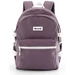 Városi, tágas hátizsák vízálló anyagból Lila színben