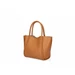 Valódi bőr női válltáska Konyak színben