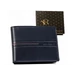 Elegáns Valódi bőr Férfi pénztárca díszdobozban sötétkék színben