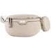 Elegáns Női Övtáska/Oldaltáska + Praktikus kiegészítővel fehér színben