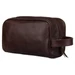 Valódi Bőr férfi kozmetikai táska Extra kiegészítőkkel
