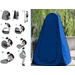 Zuhanyzó - átöltöző sátor Kék színben