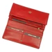  Valódi bőr Piros Pénztárca RFID védelemmel