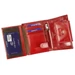 Valódi bőr Pénztárca bordó színben RFID védelemmel