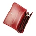 Piros színű Valódi bőr Pénztárca