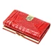Kisméretű piros bőr női pénztárca