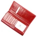 Piros lakk Valódi bőr Pénztárca