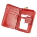 Piros lakk valódi bőr női Pénztárca