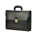 Gregorio Valódi bőr egyrészes Aktatáska fekete színben
