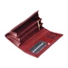 Piros Valódi bőr Pénztárca