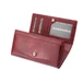 Piros Valódi bőr Pénztárca