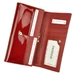  Valódi bőr Pénztárca piros színben RFID védelemmel