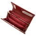  Valódi bőr Pénztárca piros színben RFID védelemmel