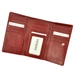  Valódi bőr Pénztárca piros színben RFID védelemmel