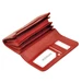 PATRIZIA Valódi Bőr Piros brifkó Pénztárca RFID védelemmel
