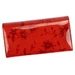  Valódi bőr Pénztárca piros színben RFID védelemmel