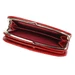  Valódi bőr Pénztárca piros színben RFID védelemmel