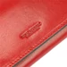Valódi bőr Piros Pénztárca RFID védelemmel