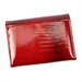 Piros Valódi bőr Pénztárca RFID védelemmel