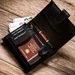 Peterson Valódi bőr Pénztárca