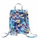 MiaMore Valódi bőr virágos Hátizsák