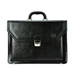 Stefania Tolltartós Valódi bőr Aktatáska fekete színben