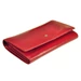 Piros színű Valódi bőr Pénztárca