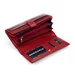 Valódi bőr Piros Lakk Pénztárca