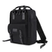Tágas, városi hátizsák laptoptartóval Fekete színben