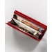  Valódi bőr Női pénztárca piros színben